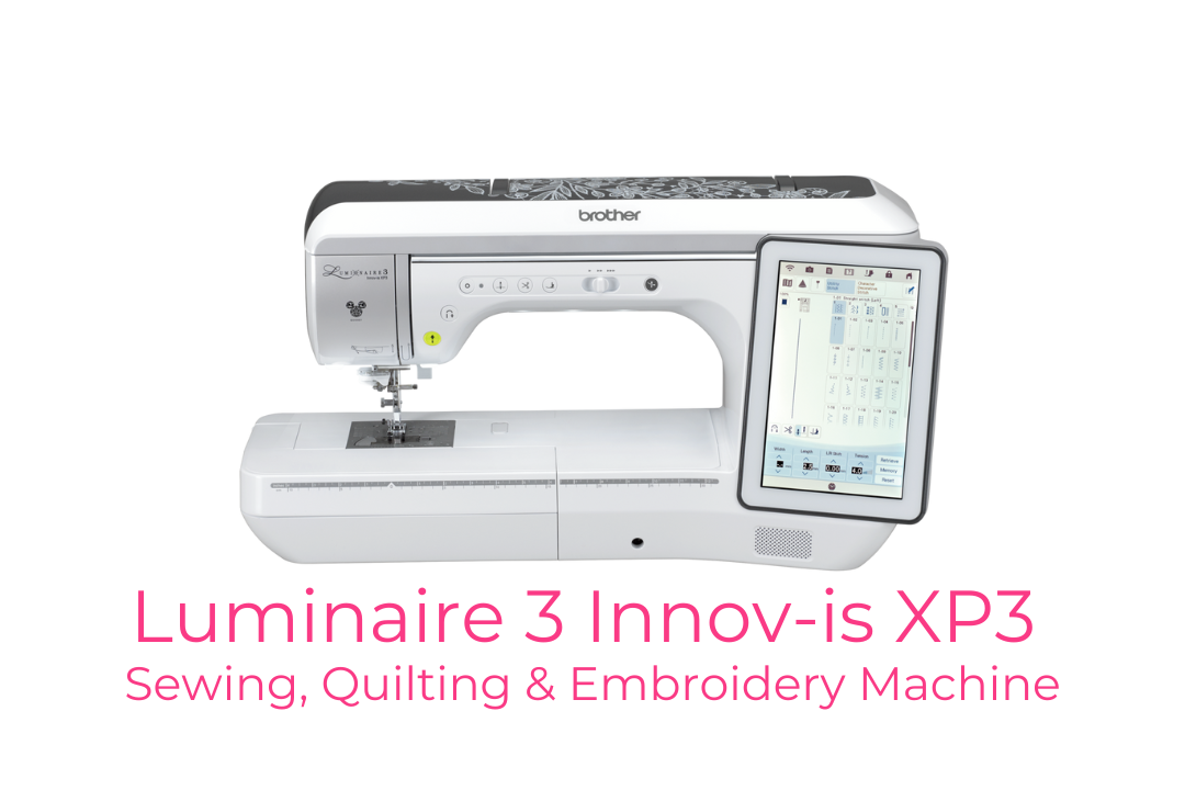 Luminaire 3 Innov-is XP3 Sewing, Quilting & Embroidery Machine